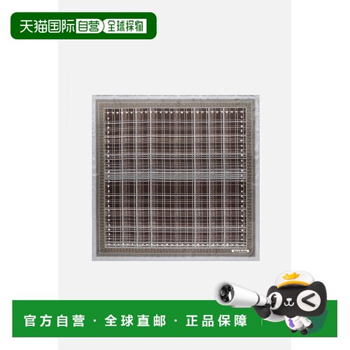 欧洲直邮ACNE STUDIOS(艾克妮) Foulard en soie à damier