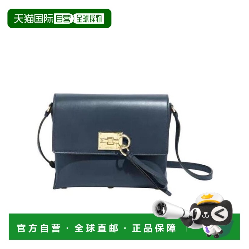 香港直邮Salvatore Ferragamo STUDIO翻盖斜挎包单肩包 21H886