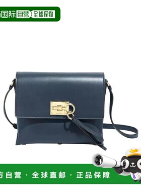 香港直邮Salvatore Ferragamo STUDIO翻盖斜挎包单肩包 21H886