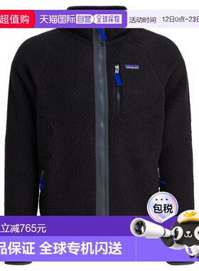 1h可退 香港直邮Patagonia 巴塔哥尼亚 男士 黑色再生聚酯夹克 22