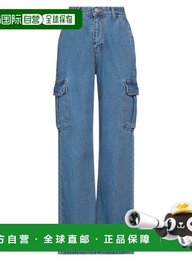 香港直邮The Frankie Shop 女士 牛仔长裤 blue蓝色 舒适时尚