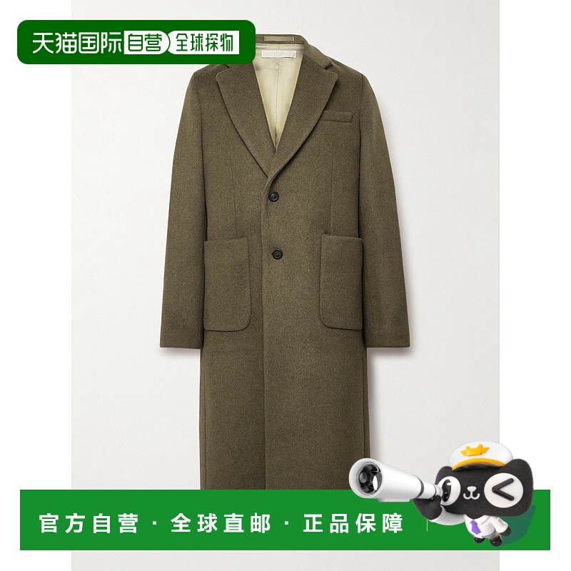 1h可退 香港直邮Our Legacy 男士 长袍麦尔登呢羊毛混纺大衣 M425