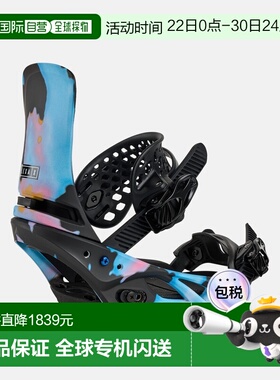 自营欧洲直邮Burton伯顿 Lexa X Re:Flex女士黑色/蓝色尼龙雪地固