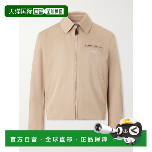 香港直邮Givenchy 纪梵希 男士 Harrington Logo-Appliqued 棉质