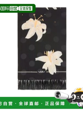 香港直邮Valentino Apres L'Hiver 百合真丝围巾 WER028FBV