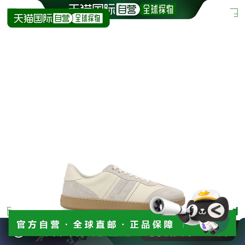 香港直邮Salvatore Ferragamo 菲拉格慕 男士 Ferragamo 拼接低帮