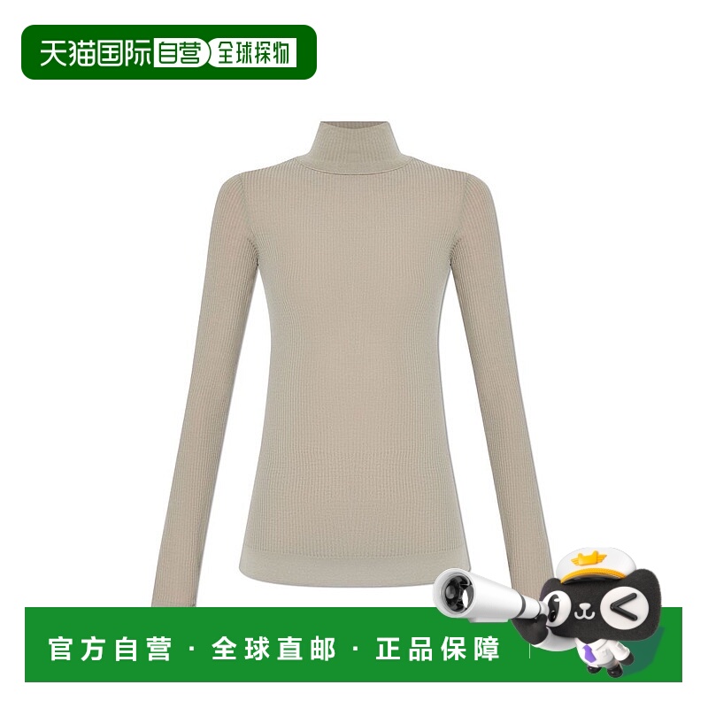 香港直邮Lemaire 女士 長袖高領羅紋上衣 TO1460LK1032