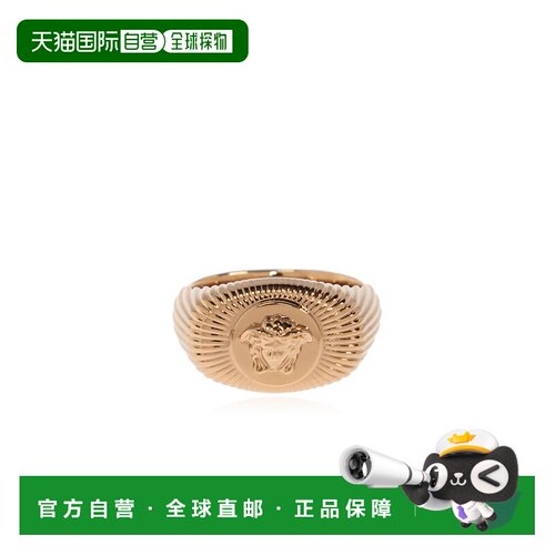 欧洲直邮VERSACE 男士戒指 10222841A006203J000 SS2026 金色