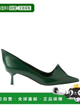 香港直邮Prada 拉绒皮革高跟鞋 1I978N055FD055普拉达