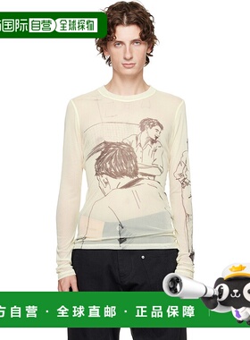 1h可退 香港直邮J.W. Anderson 男士 灰白色 Long Sleeve Underpi