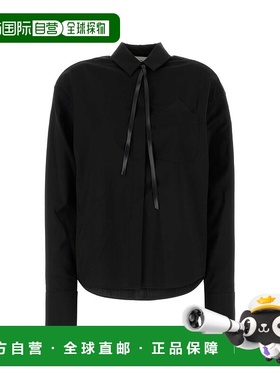 1h可退 香港直邮Sportmax 斯宝麦斯 女士 MAPPA 黑色羊毛衬衫 242