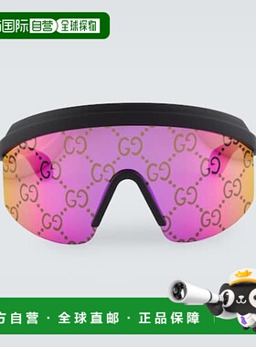 1h可退 香港直邮Gucci 古驰 男士 GG 面具太阳眼镜 colorful花色