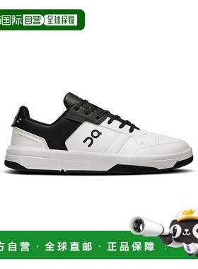 自营欧洲直邮ON昂跑 THE ROGER系列男士白色/黑色聚酯纤维网球运