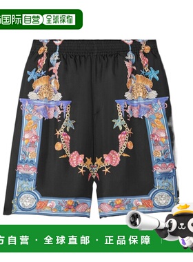 香港直邮Versace Coral Theatre真丝短裤 10024761A14567