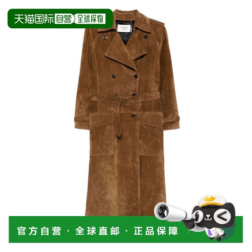 1h可退 Saint Laurent 圣罗兰 女士 雙排扣風衣 683370YC风衣