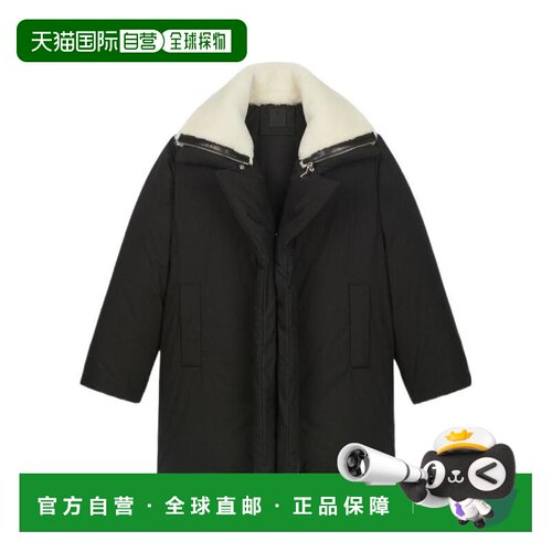 香港直邮Givenchy 黑色翻领羽绒服 BM00TC13VC高【付后1h可退】