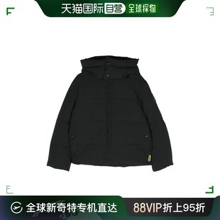 F3BKJUPF002 香港直邮Barrow 脸孔贴花绗缝连帽棉服