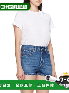 【99新未使用】香港直邮Valentino 蝴蝶结系带T恤 3B3MG21J81G