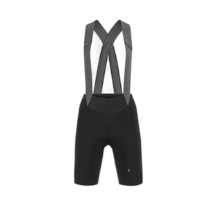 Assos阿索斯女款舒适系列骑行短裤自行车裤黑色背带设计