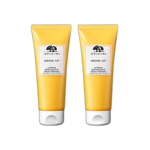 欧洲直邮Origins悦木之源水润畅饮涂抹面膜75mlx2正品情人补水