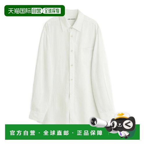 香港直邮OUR LEGACY 男士衬衫 M2262VML SS2026 白支付后1h可退