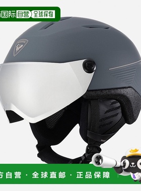 自营欧洲直邮ROSSIGNOL Fit Visor IMPACTS灰色光致变色滑雪头盔