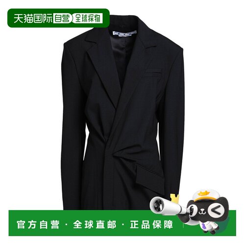 香港直邮off-white 女士 西装外套 black黑色 舒适时尚通勤
