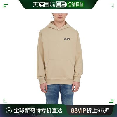 香港直邮New Balance  男士 FELPA CON CAPPUCCIO 全棉运动上衣 H