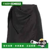 舒适时尚 香港直邮FARM a字裙 迷你半身裙 black黑色 RIO 女士