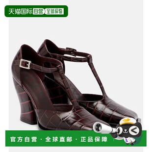 女士 罗意威 Onda 1h可退 鳄鱼纹皮质浅口鞋 香港直邮LOEWE