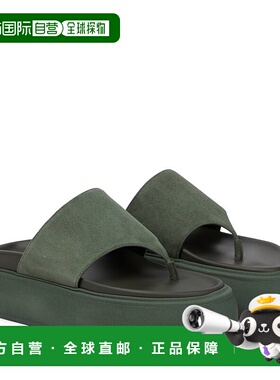 香港直邮The Attico 女士 Selene 绒面革人字拖 001288羊皮女鞋