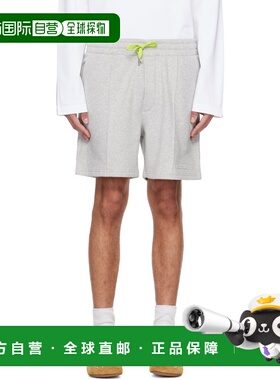 1h可退 香港直邮Casablanca 男士 灰色运动短裤 MSP26JTR33501