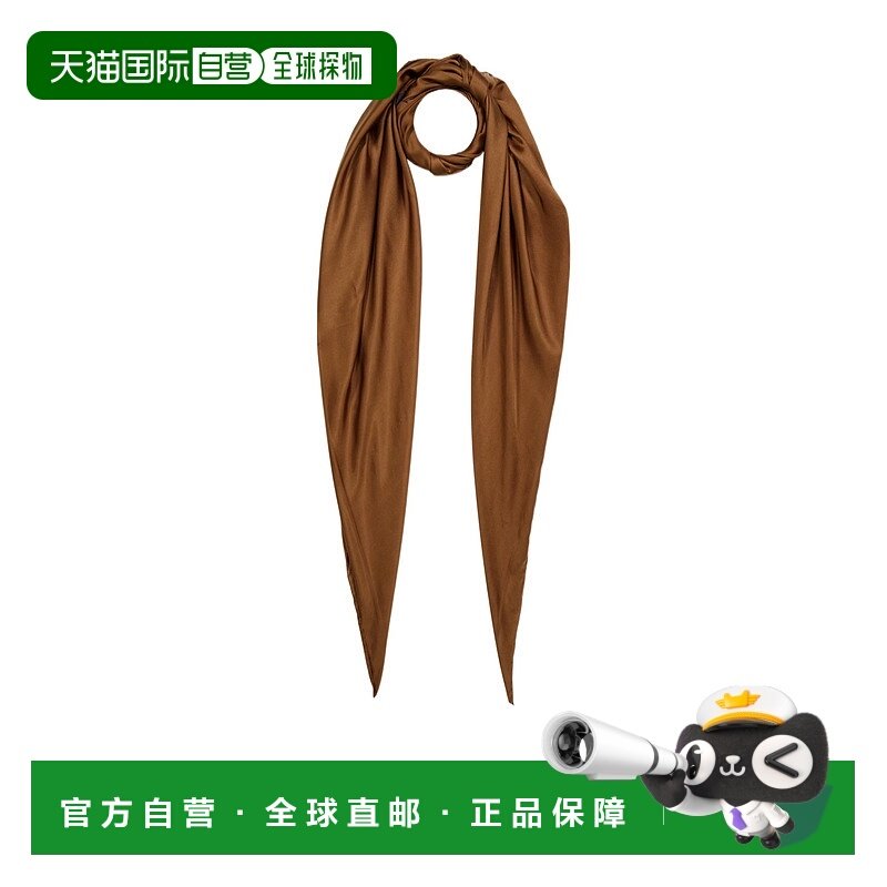 香港直邮Saint Laurent Cassandre 徽标丝巾 901100