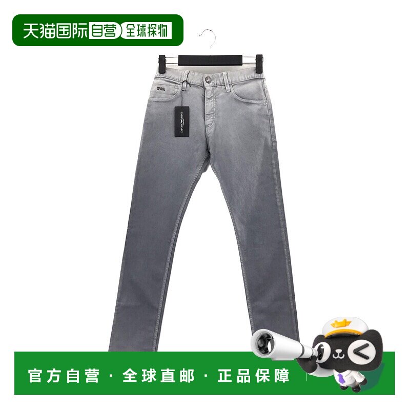 香港直邮Emporio Armani 徽标细节牛仔裤 ANJ087B