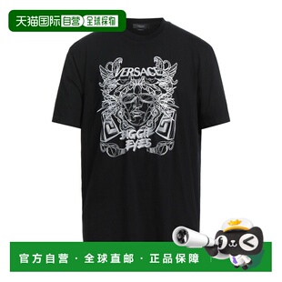范思哲 舒适时尚 男士 black黑色 T恤 香港直邮versace