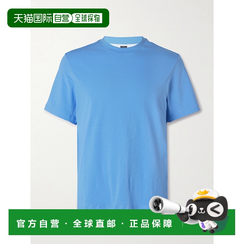 香港直邮Lululemon 男士 Zeroed 弹力棉混纺针织T恤 LM3F16S25461