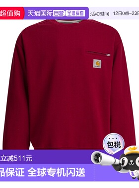 1h可退 香港直邮CARHARTT WIP 男士 红色棉混纺卫衣 I035547H8060