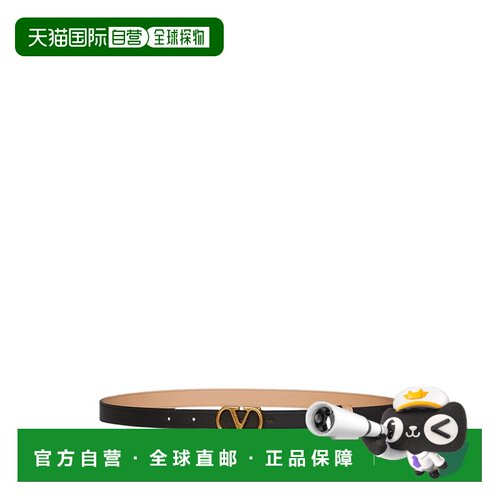 香港直邮VALENTINO 女士腰带 8W2T0SU8IYRDVW AW2026 黑色 CINTUR