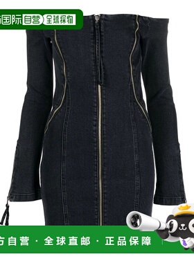 香港直邮Blumarine 蓝色情人 女士 长袖拉链连衣裙 4J036A