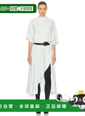 1h可退 香港直邮alaia 女士 短袖中长连衣裙 AA9R2564T571A