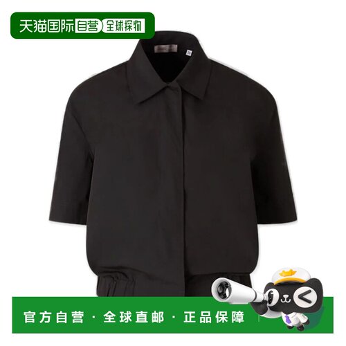 香港直邮HERNO 女士衬衫 CM00013DR12917S9300 AW2026黑色短袖