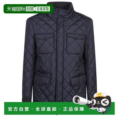 1h可退 香港直邮Herno 男士 高领绗缝夹克 FI000125U12004Z