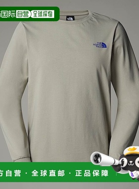 自营欧洲直邮北面 Topographic 男士长袖T恤 THE NORTH FACE