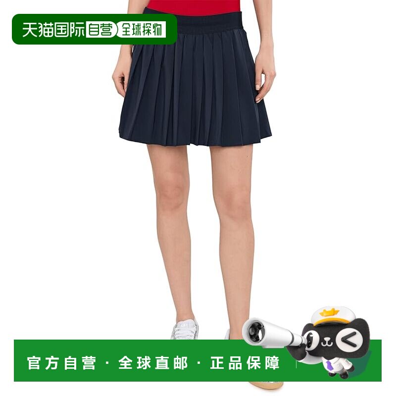 1h可退 美国直邮adidas 阿迪达斯 女士 经典网球半身裙 black黑色