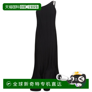 打褶粘胶纤维喇叭腿长款 1h可退 女士 香港直邮Lanvin 连衣裙 朗雯