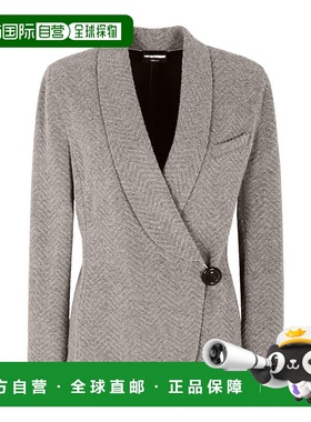 香港直邮Emporio Armani 人字形提花夹克 EW002789AF19250披肩