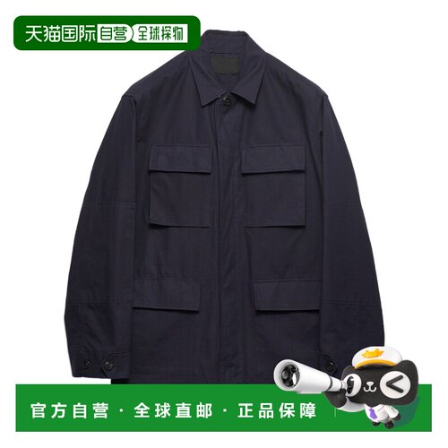 1h可退 香港直邮PRADA 男士夹克 SGD09619DNSOOOF0008 SS2026 蓝