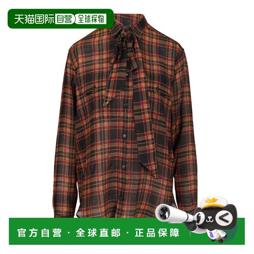 1h可退 欧洲直邮saint laurent 女士 衬衫通勤