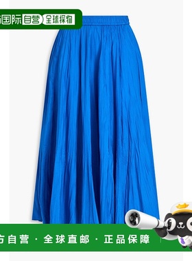 1h可退 香港直邮JOSEPH 约瑟夫 女士 Sully 褶皱真丝电力纺中长半