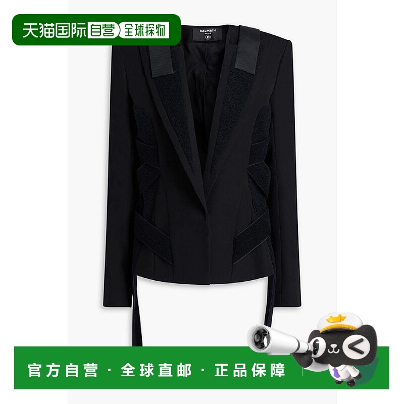 1h可退 香港直邮Balmain 巴尔曼 女士 羊毛西装外套 YF0SE005WB05